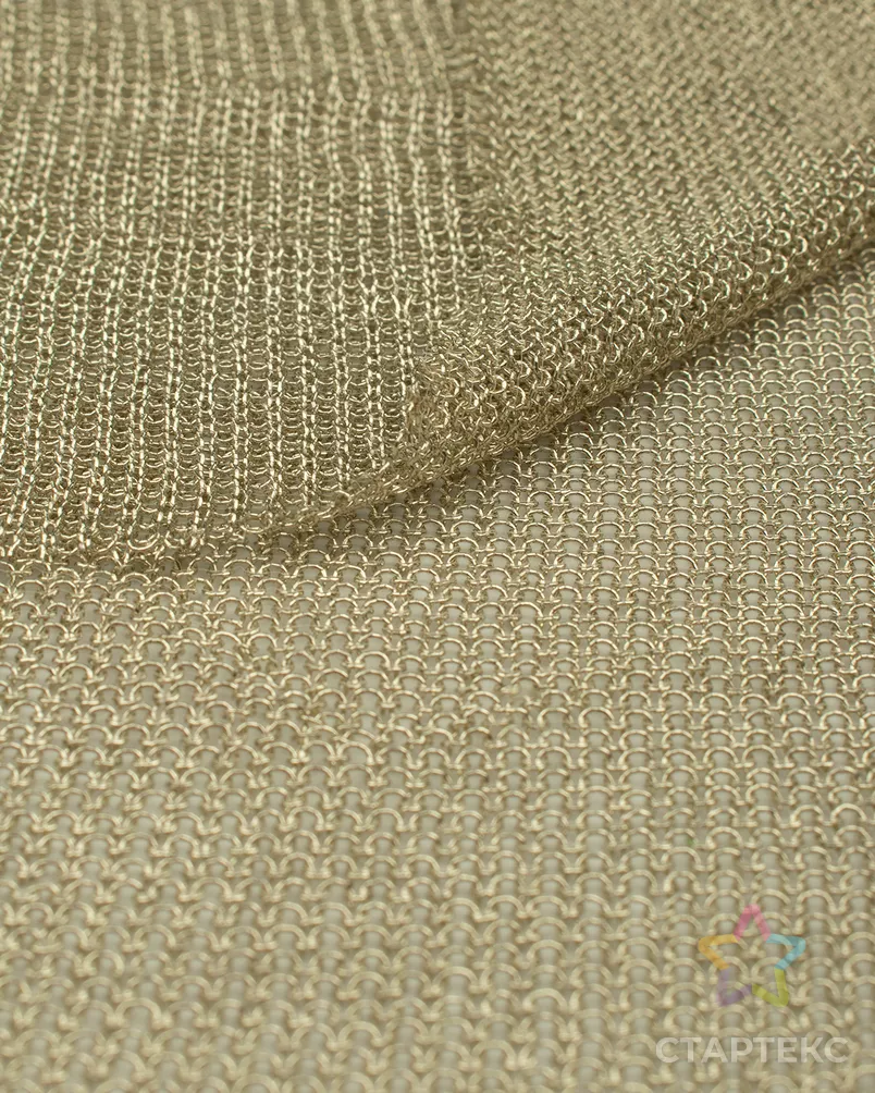 Вязаный трикотаж металлик арт. СТ-549-8-26075.008 - рис. 3
