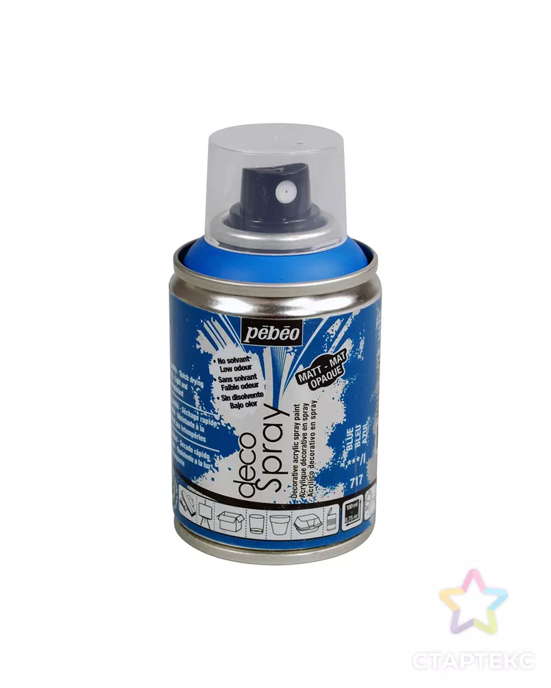 "PEBEO" Краска на водной основе decoSpray (аэрозоль) 100 мл арт. ТХМ-16-1-46865 - рис. 1