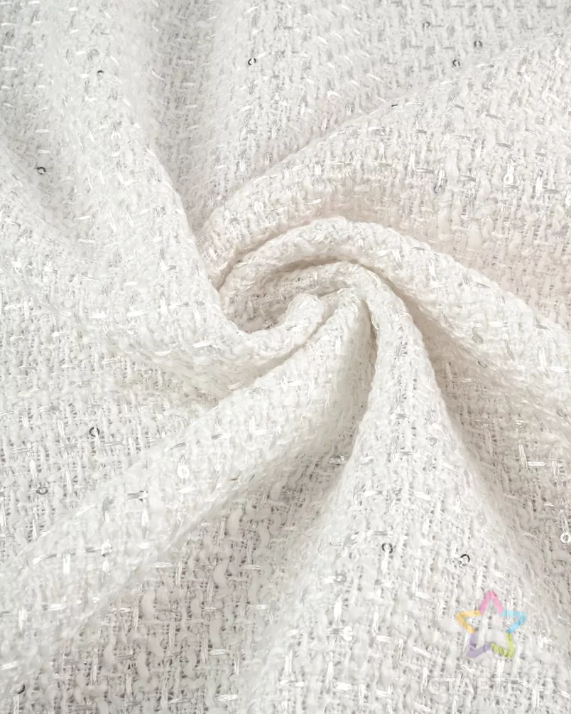Букле Шанти с пайеткой арт. БК-518-3-24596.003 - рис. 5