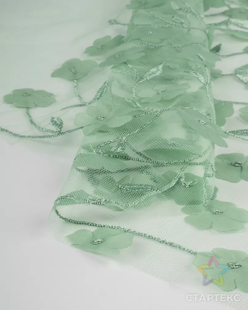 Сетка аппликация Цветы арт. СВС-108-3-25345.003 - рис. 8