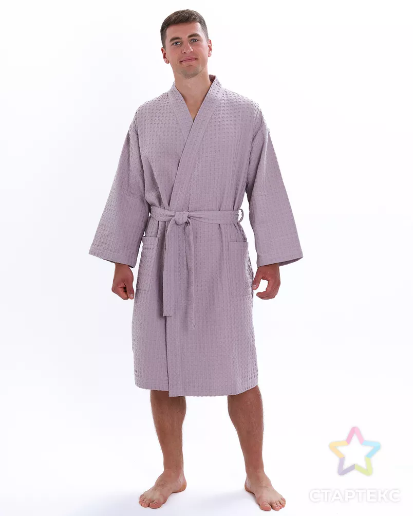 Халат унисекс какао арт 02U-62.003-801Т р-р 44-46 арт. ТЕКСД-28716-1-ТЕКСД0028717 - рис. 1