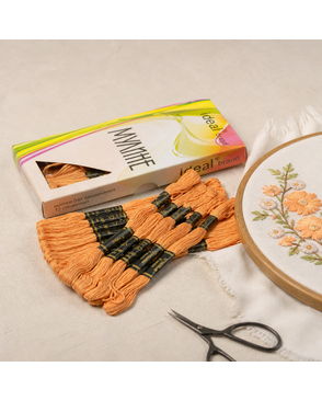 Нитки мулине IDEAL (100% хлопок) 24х8м цв.384 арт. МГ-21756-1-МГ0194674