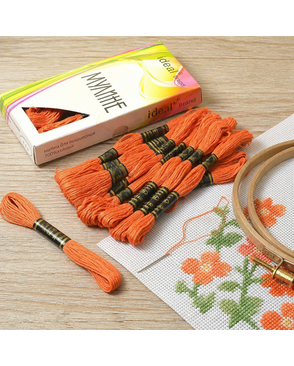Нитки мулине IDEAL (100% хлопок) 24х8м цв.387 арт. МГ-21758-1-МГ0194676