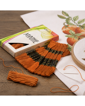 Нитки мулине IDEAL (100% хлопок) 24х8м цв.389 арт. МГ-21759-1-МГ0194677