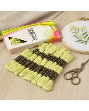Нитки мулине IDEAL (100% хлопок) 24х8м цв.401 арт. МГ-22342-1-МГ0196467