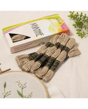 Нитки мулине IDEAL (100% хлопок) 24х8м цв.470 арт. МГ-30916-1-МГ0233213