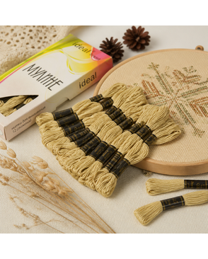 Нитки мулине IDEAL (100% хлопок) 24х8м цв.473 арт. МГ-30918-1-МГ0233215