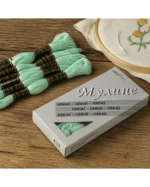 Нитки мулине IDEAL (100% хлопок) 24х8м цв.418 арт. МГ-31194-1-МГ0233945