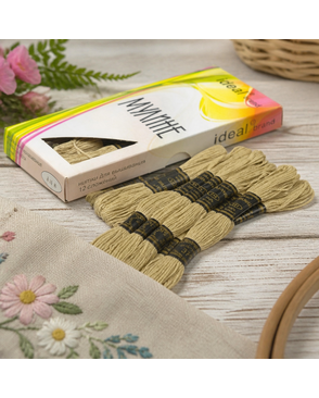 Нитки мулине IDEAL (100% хлопок) 24х8м цв.371 арт. МГ-31975-1-МГ0236063