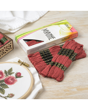Нитки мулине IDEAL (100% хлопок) 24х8м цв.293 арт. МГ-32034-1-МГ0236237