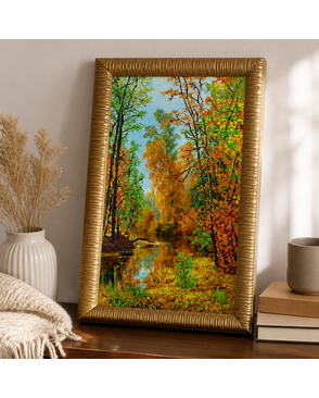 Рисунок на ткани (Бисер) КОНЁК Осенний парк 25х65 см арт. МГ-48176-1-МГ0595477
