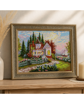 Рисунок на ткани (Бисер) КОНЁК Дом мечты 29х39 см арт. МГ-48205-1-МГ0595506