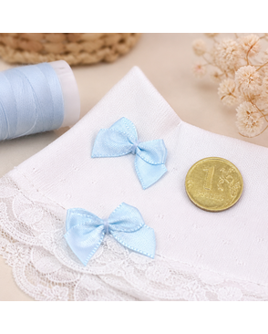 Бантики пришивные 1см 100шт (23 голубой) арт. МГ-77454-1-МГ0739122