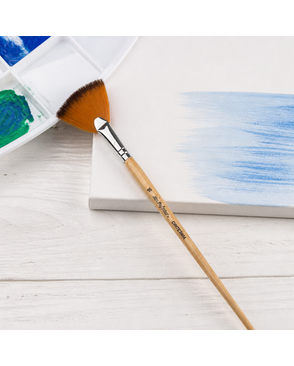 Кисти синтетика "Mr.Painter" SBW 202-16 веерная 5 шт длинная ручка арт. ГММ-1024-1-ГММ0079293