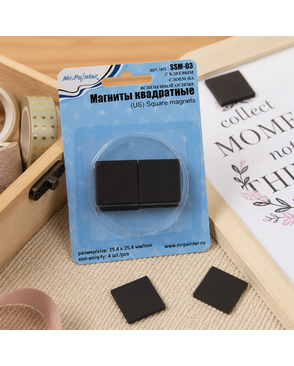 "Mr.Painter" Магниты квадратн. SSM-03 25.4 мм х 25.4 мм 4 шт. арт. ГММ-1713-1-ГММ0012949