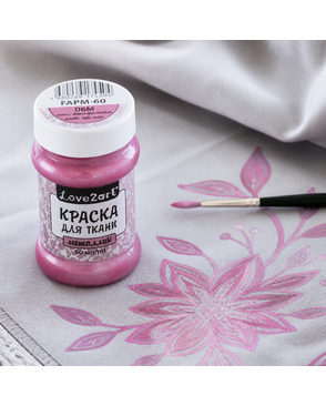Краска для ткани металлик "Love2art" FAPM-60 60мл арт. ГММ-2292-3-ГММ0048147