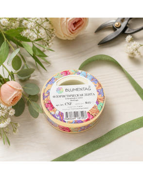 Аксессуары для флористики "Blumentag" CNF Флористическая лента 27.4 м арт. ГММ-3437-8-ГММ0062276
