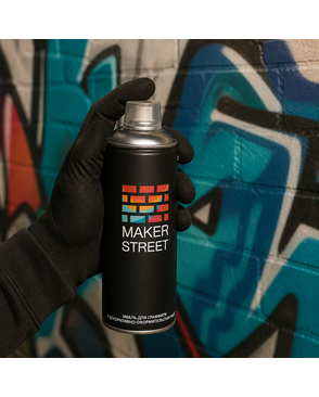 "MAKERSTREET" Эмаль для граффити и декоративно-оформительских работ MS400 400 мл арт. ГММ-3750-7-ГММ0004743