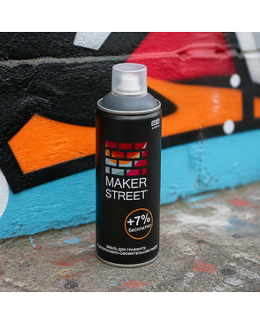 "MAKERSTREET" Эмаль для граффити и декоративно-оформительских работ MS400 400 мл арт. ГММ-3750-12-ГММ0068831