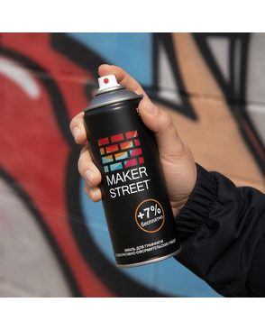 "MAKERSTREET" Эмаль для граффити и декоративно-оформительских работ MS400 400 мл арт. ГММ-3750-15-ГММ0040403