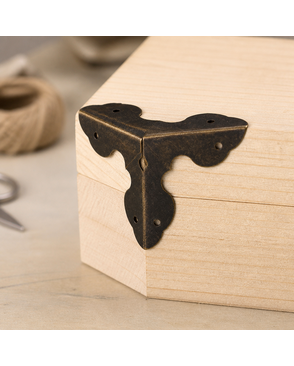 "Mr. Carving" MMG-004 фурнитура для шкатулок "уголок" 3.3 x 3.3 см 5 х 4 шт. арт. ГММ-6101-1-ГММ0038165