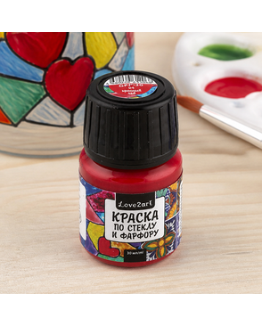 Краска по стеклу и фарфору "Love2art" GPP-30 30мл арт. ГММ-7114-5-ГММ0060233