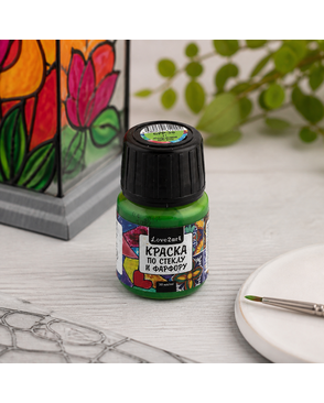 Краска по стеклу и фарфору "Love2art" GPP-30 30мл арт. ГММ-7114-12-ГММ0073942