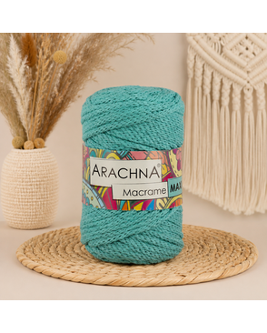 Пряжа "ARACHNA" "Macrame Maxi" 80% хлопок, 20% полиэстер 4 х 250 г арт. ГММ-12728-3-ГММ0059751