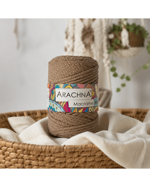 Пряжа "ARACHNA" "Macrame Maxi" 80% хлопок, 20% полиэстер 4 х 250 г арт. ГММ-12728-7-ГММ0041636