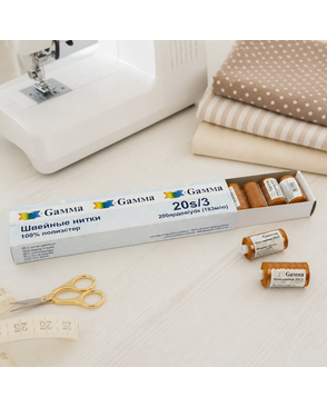 Швейные нитки (полиэстер) Micron 20s/3 200я, 183м арт. ГММ-13809-6-ГММ0011669