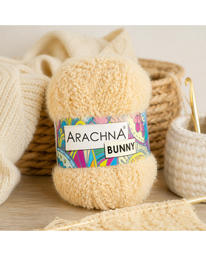 Пряжа "ARACHNA" "BUNNY" 100% микрополиэстер 5 х 100 г арт. ГММ-15373-8-ГММ068073272754