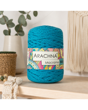 Пряжа "ARACHNA" "Macrame Maxi" 80% хлопок, 20% полиэстер 4 х 250 г арт. ГММ-12728-10-ГММ071813588654