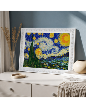 Рисунок на ткани КОНЁК Звездная ночь (Ван Гог) 45х60 см арт. МГ-106925-1-МГ0961882