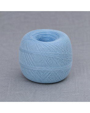 Нитки для вязания кокон "Ромашка" (100% хлопок) 4х75г/320м цв.2704 голубой, С-Пб арт. МГ-107991-1-МГ0869551