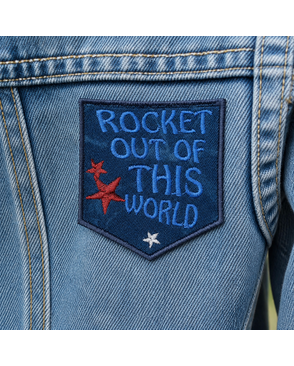 Термоаппликация HKM "Rocket out of this World" арт. ГЕЛ-3299-1-ГЕЛ0097287