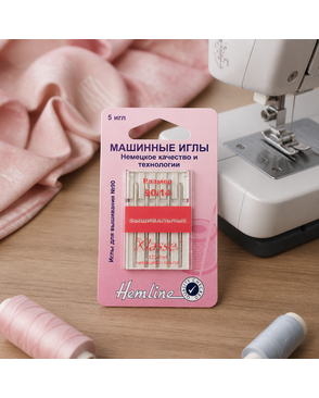 Иглы для бытовых швейных и швейно-вышивальных машин вышивальные № 90 арт. ГЕЛ-4942-1-ГЕЛ0013046