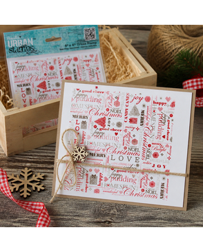 Штамп "Добрые слова" Home For Christmas арт. ГЕЛ-5148-1-ГЕЛ0061709