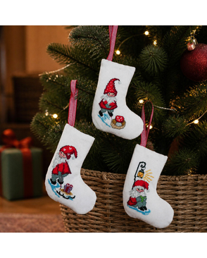 Набор для вышивания украшений на ёлку "Эльфы" арт. ГЕЛ-9325-1-ГЕЛ0083136