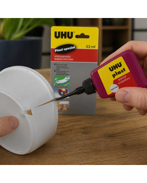 Клей для пластика UHU Plast Spezial с наконечником-иглой, 30 г арт. ГЕЛ-10892-1-ГЕЛ0089729