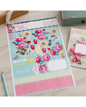 Набор бумаги с высечкой "Пастельные цветы" Simply Floral арт. ГЕЛ-13121-1-ГЕЛ0087509