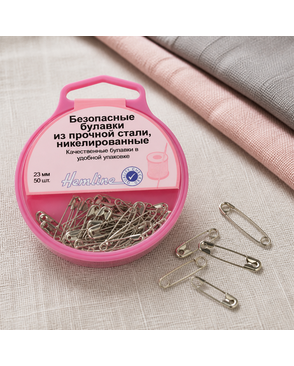 Булавки английские в пластиковом контейнере арт. ГЕЛ-15667-1-ГЕЛ0071492