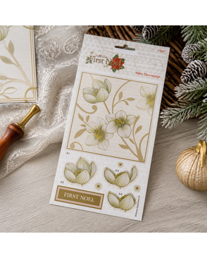 Набор бумаги с высечкой "Розы" First Noel арт. ГЕЛ-22281-1-ГЕЛ0074372