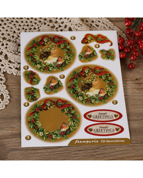 Бумага с высечкой "3D Decoration" арт. ГЕЛ-22740-1-ГЕЛ0071094