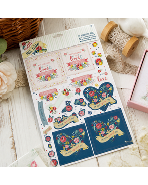Набор бумаги с высечкой "Ты лучше всех" Folk Floral арт. ГЕЛ-23140-1-ГЕЛ0095299