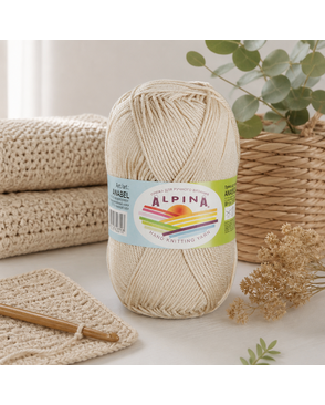 Пряжа ALPINA "ANABEL" 100% мерсеризованный хлопок 10 х 50 г 120 м ± 6 м арт. ГММ-101247-8-ГММ010229609192