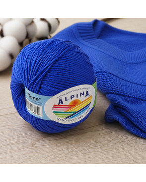Пряжа ALPINA "RENE" 100% мерсеризованный хлопок 10 х 50 г 105 м ± 5 м арт. ГММ-101249-8-ГММ014087719172