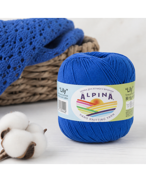 Пряжа ALPINA "LILY" 100% мерсеризованный хлопок 10 х 50 г 175 м ± 5 м арт. ГММ-101431-41-ГММ000855275762