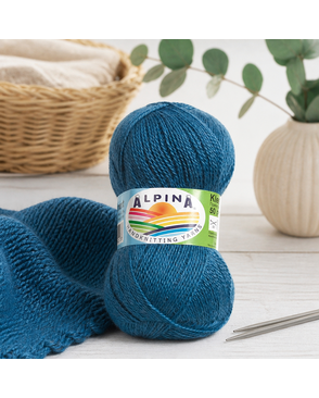 Пряжа ALPINA "KLEMENT" 80% альпака, 20% мериносовая шерсть 4 х 50 г 300 м ± 10 м арт. ГММ-101698-6-ГММ006351320092
