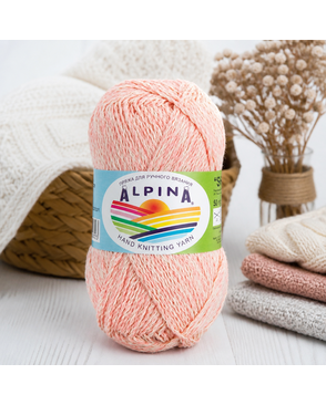 Пряжа ALPINA "SHEBBY" 100% хлопок 10 х 50 г 150 м ± 7 м арт. ГММ-103046-6-ГММ037101256132
