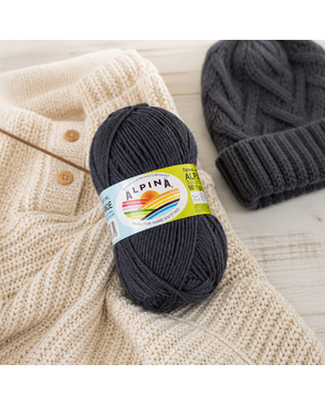 Пряжа ALPINA "ALPACA GRANDE" 65% альпака, 35% мериносовая шерсть 4 х 50 г 118 м ± 6 м арт. ГММ-104045-8-ГММ062388211304